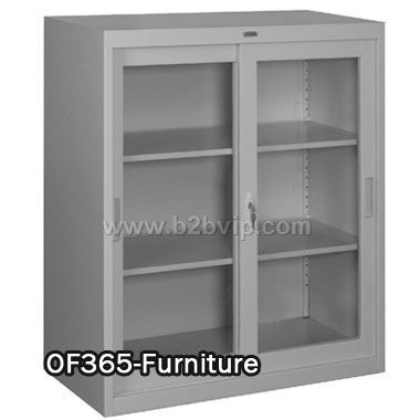 上海办公家具-钢制文件柜-办公家具-文件柜-玻璃移门文件柜