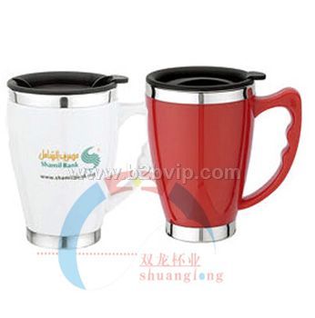 供应高级不锈钢陶瓷杯，礼品杯，广告杯，汽车杯等。