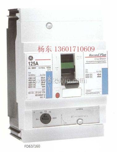 美国GE通用FD63、160系列塑壳断路器
