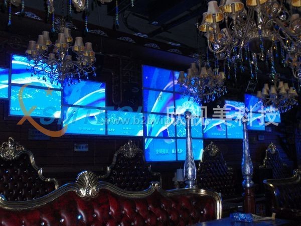 专业承接酒吧液晶拼接墙工程