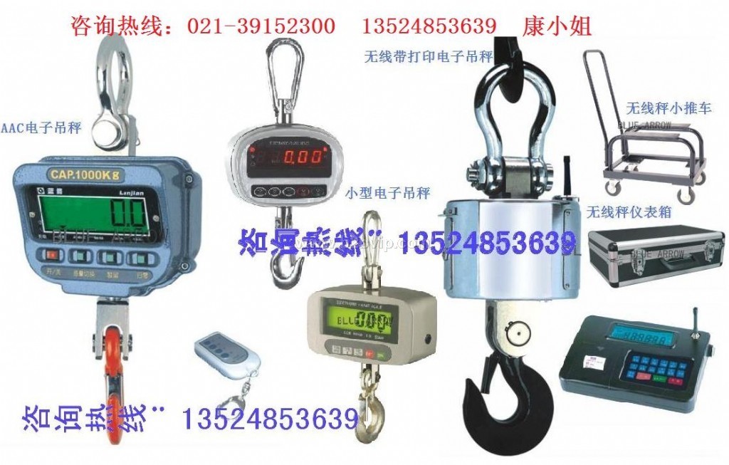 上海电子秤价格,电子吊秤,电子无线数传吊秤,电子大吊秤,20T电子打印吊秤