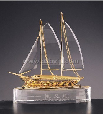 一帆风顺&nbsp;庆典礼品&nbsp;纪念品&nbsp;商务礼品&nbsp;合金船