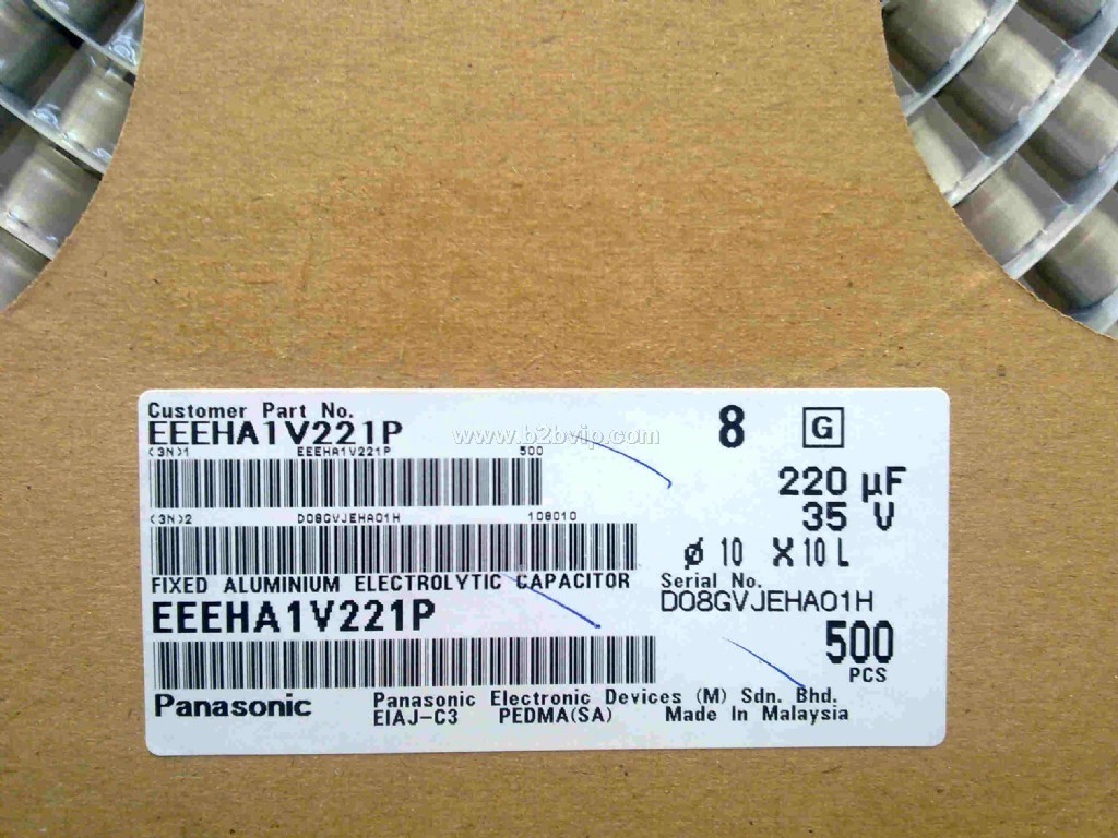 松下电容EEEHA1V221P，EEEFK1E471P