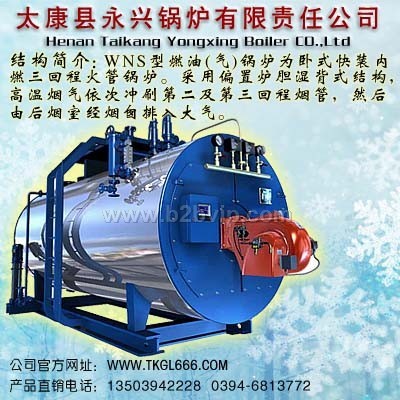 燃油燃气燃煤蒸汽锅炉