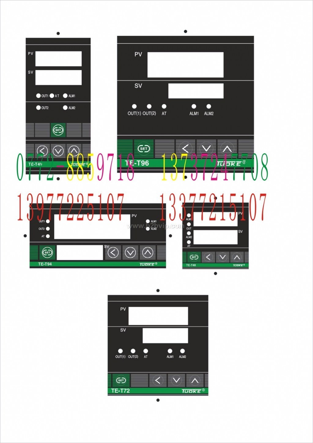 供应TE-T48&nbsp;TE-T49&nbsp;TE-T72温控表