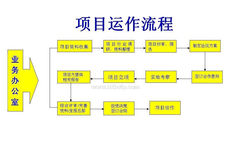 项目运作流程