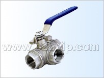 内螺纹三通球阀