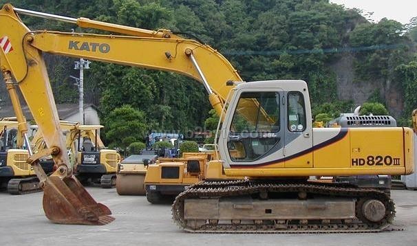 出售二手加藤HD820挖掘机20万八成新日本原装进口