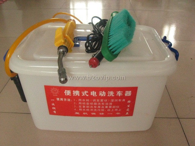 最新专利产品--便携式电动洗车器