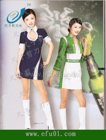 订做上海商场促销服&nbsp;营业员服装&nbsp;珠宝促销服&nbsp;化妆品促销服