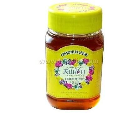 天山花开新疆黑蜂蜂蜜500克