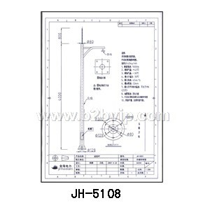 北京金海浩龙供应靓丽优质道路监控杆JH-5108